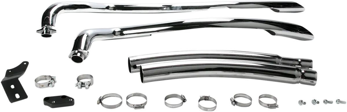 Cobra Speedster Swept Exhaust System Chrome