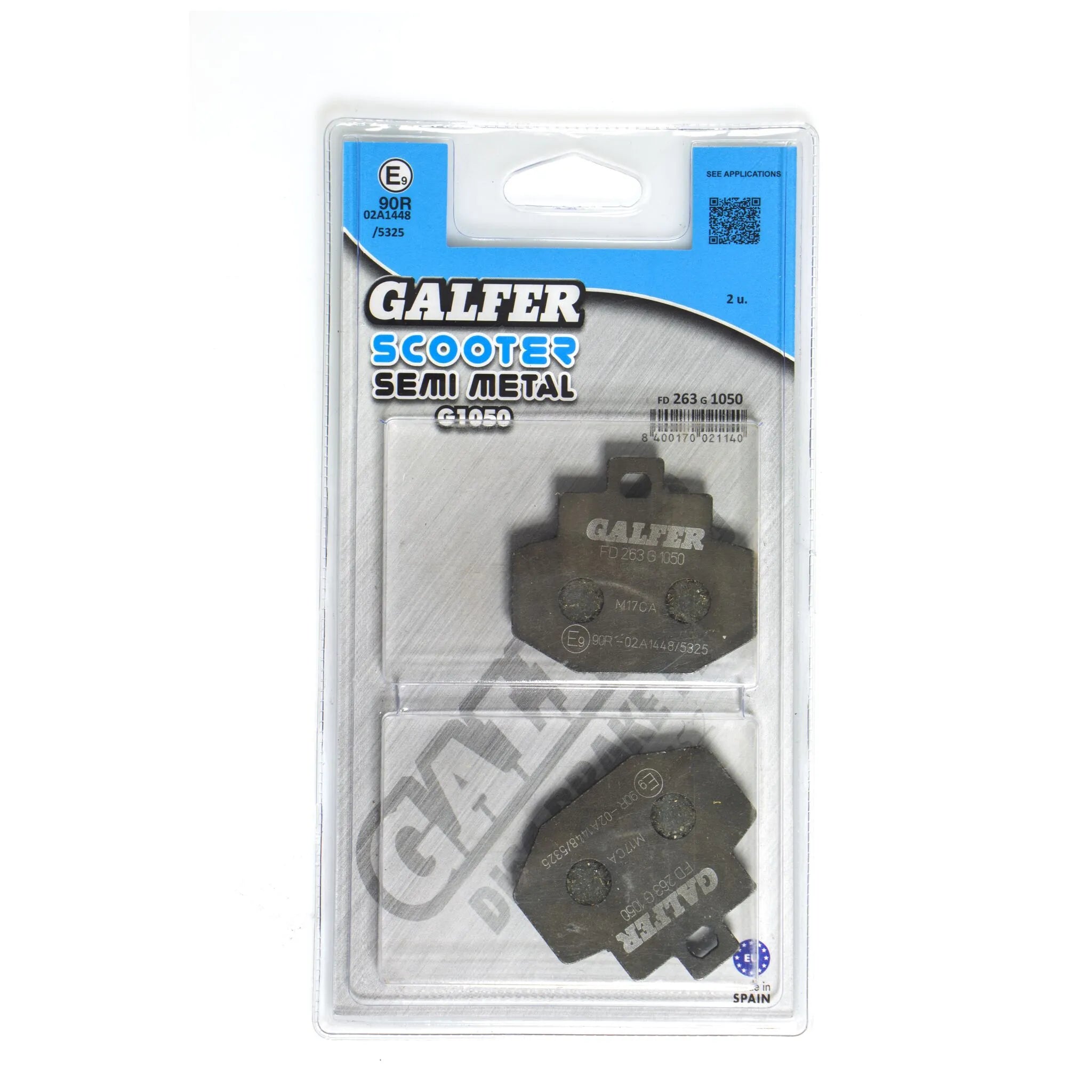 Galfer Semi-metallic Brake Pads For Oem Replacement