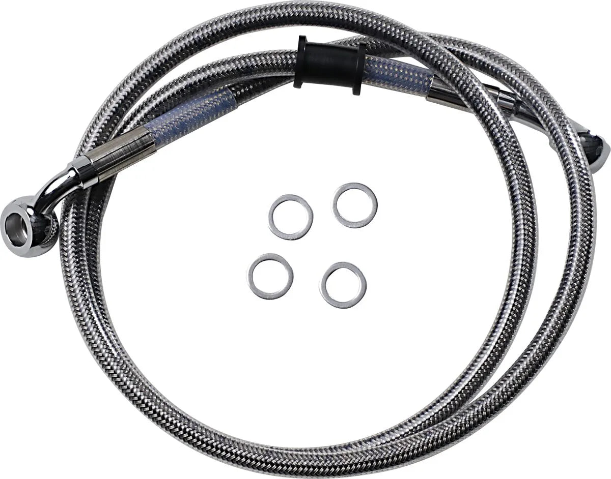 Drag Specialties Stainless Steel Brake Line Kit 40.25"