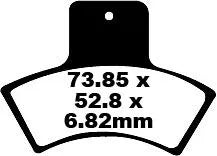 Ebc Tt Sport Carbon Fusion Brake Pads