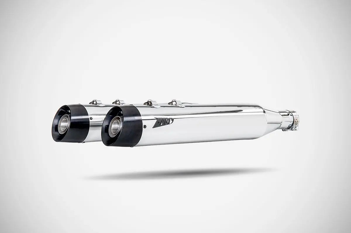 Zard Slash-cut Slip-on Mufflers For Hd-touring E5