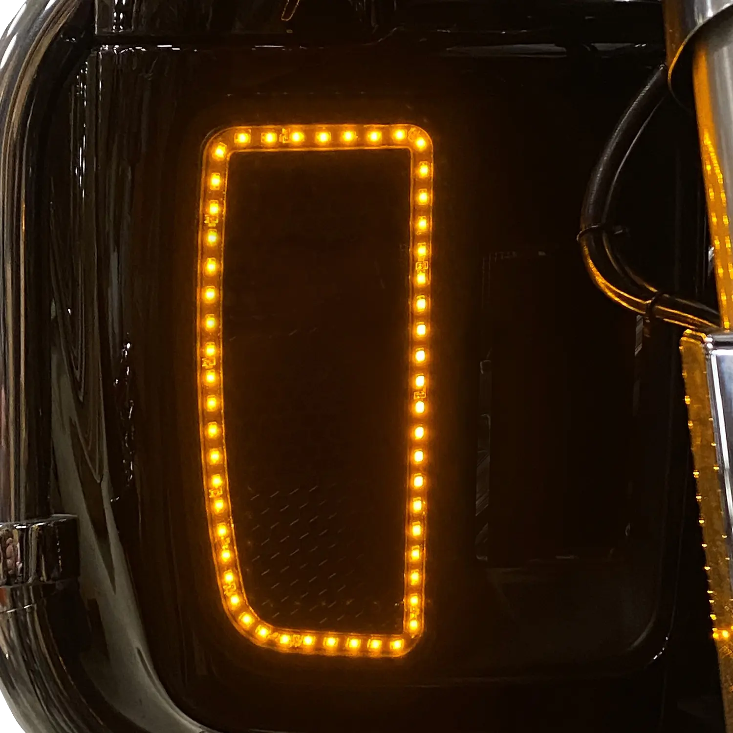 Custom Dynamics Lower Fairing Amber Led Light Inserts