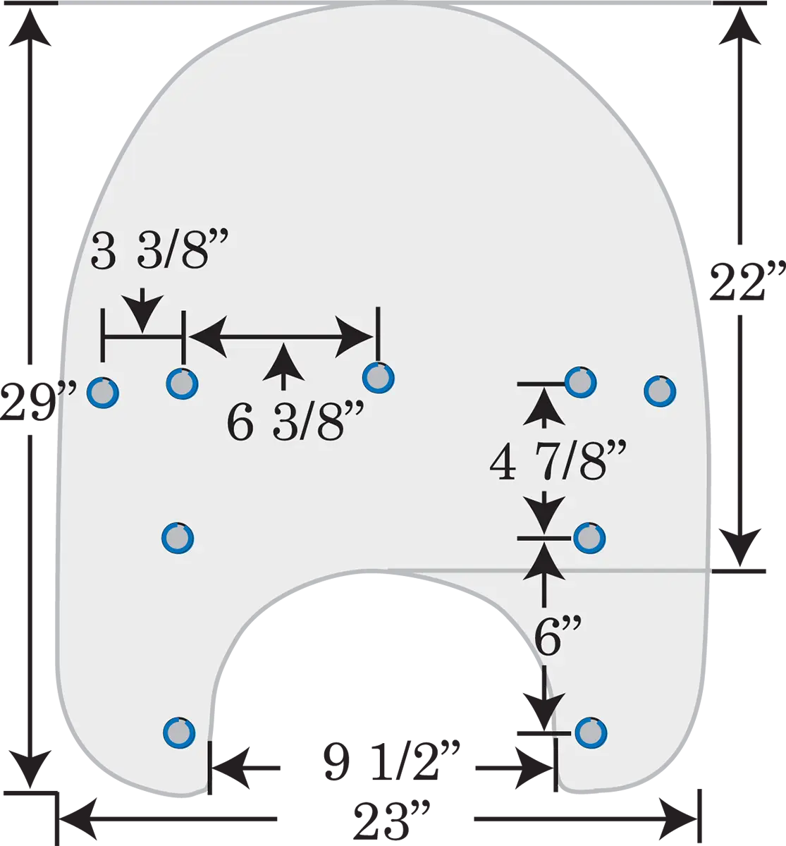 Memphis Shades Road King Windshield - Clear
