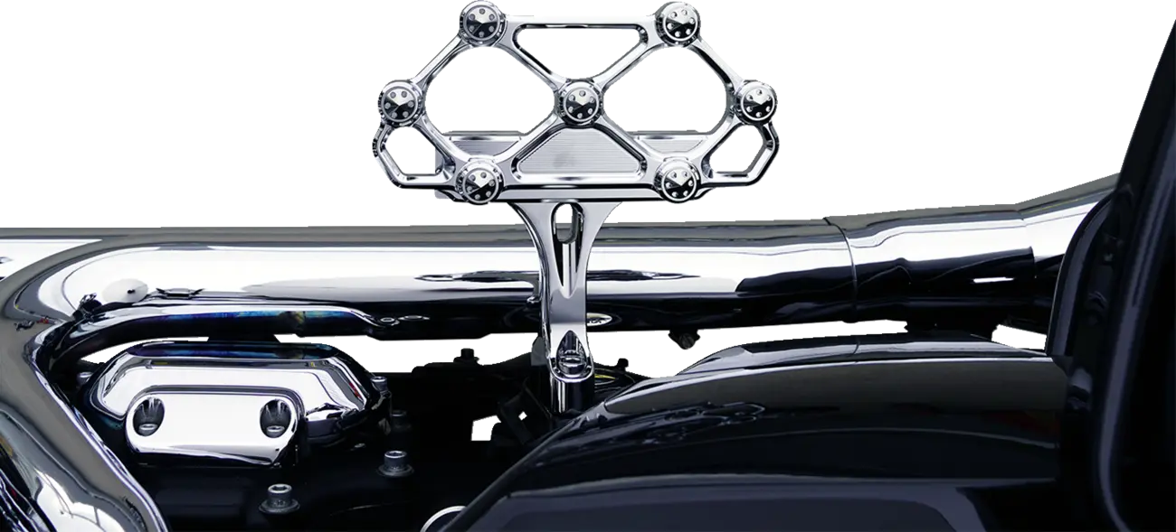 Arlen Ness Diamond Floorboards - Chrome