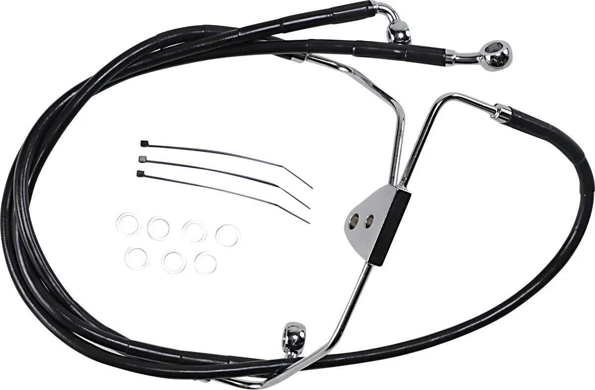 Drag Specialties Extended Brake Line Kit For Front