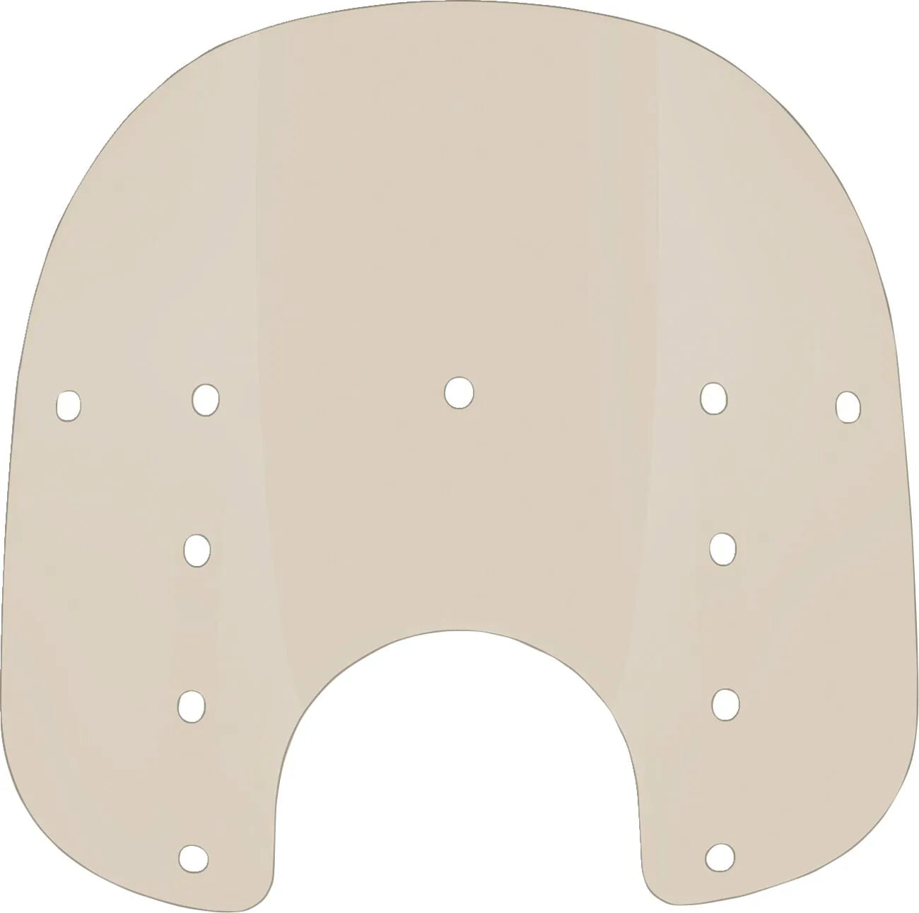 Memphis Shades Fats Windshield Replacement Plastic - Gray