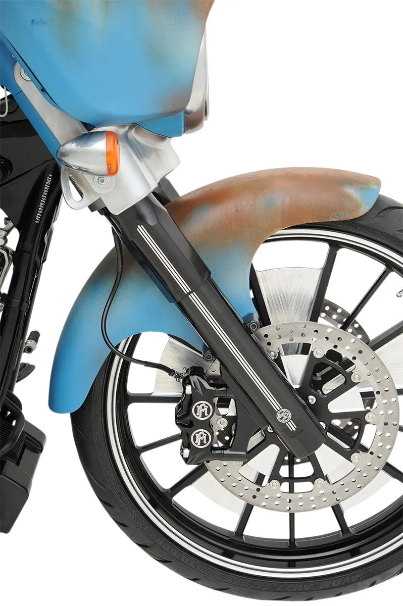 Performance Machine Fork Leg Kit - Black Billet Aluminum