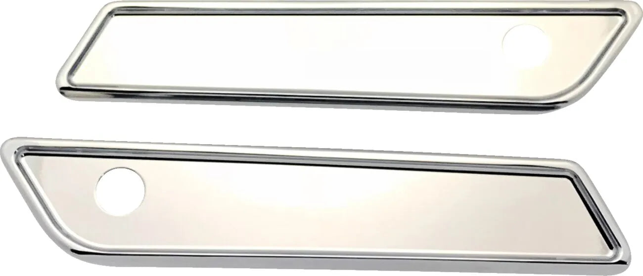 Pro-one Saddlebag Latch Covers - Chrome, Aluminum
