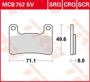 Trw Sv Series Sintered Brake Pads - Front