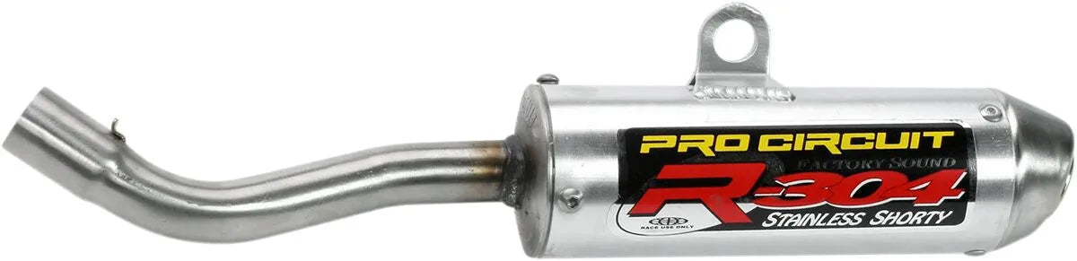 Pro Circuit R304 Shorty Silencer - Aluminum/stainless Steel