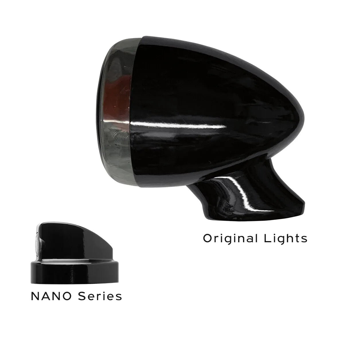 Heinz Bikes Nano Winglets - Harley Turn Signals