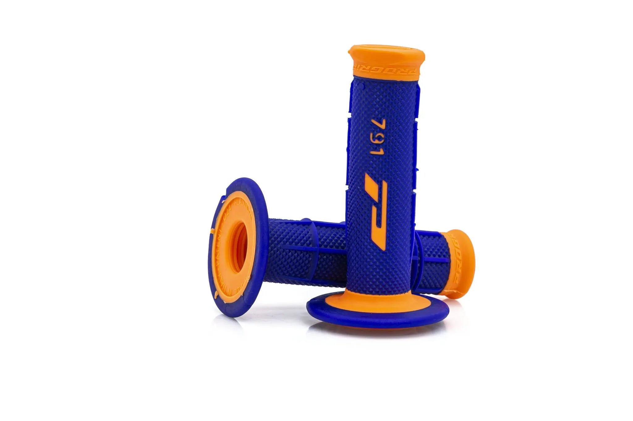 Pro Grip 791 Grips - Blue/orange Motorcycle Hand Grips
