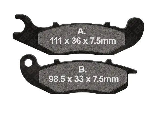 Ebc Fa-hh Sintered Brake Pads For Optimum Braking