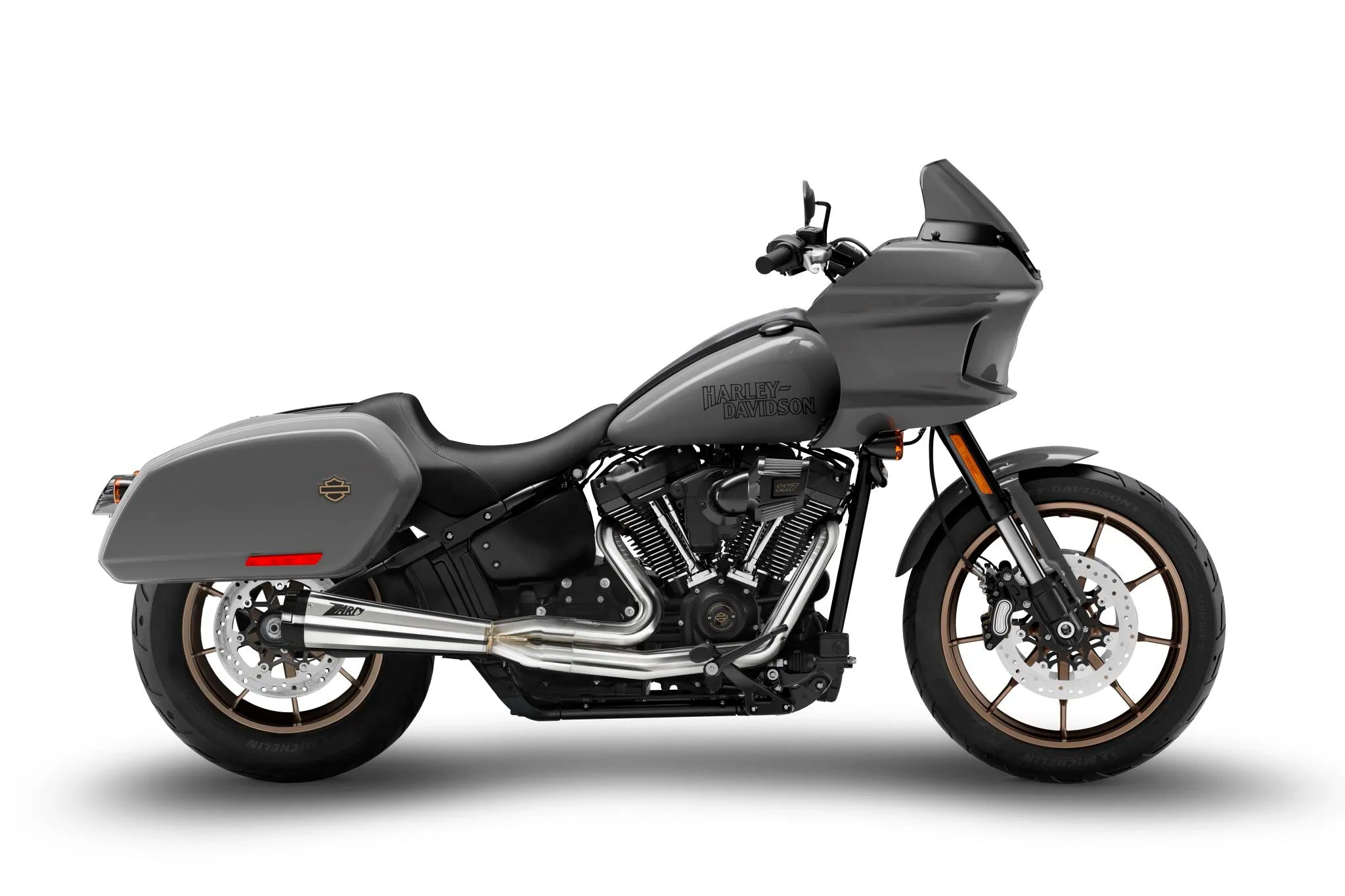 Zard Full Exhaust System 2:1 For H-d Softails (Polished)