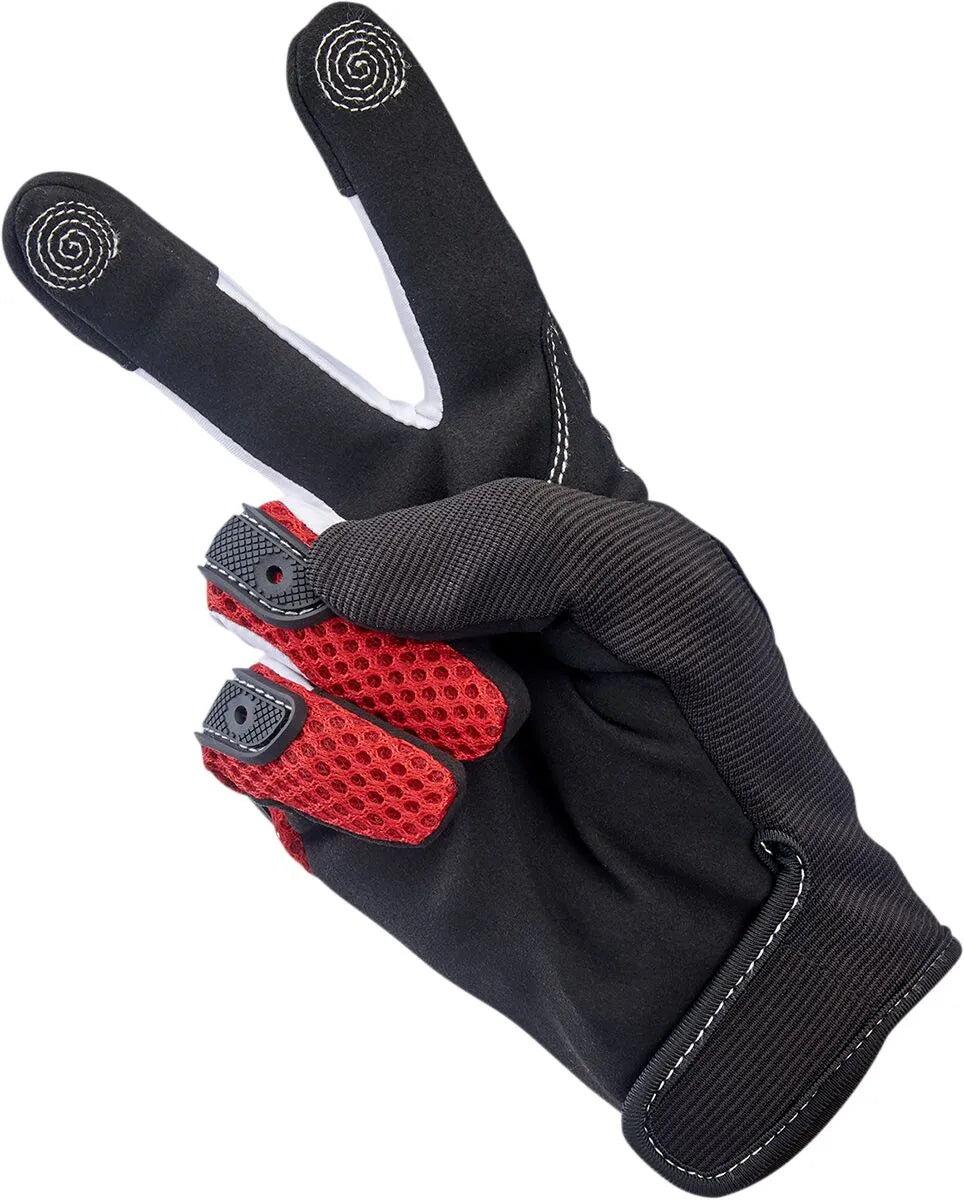 Biltwell Anza Gloves - Black/Red
