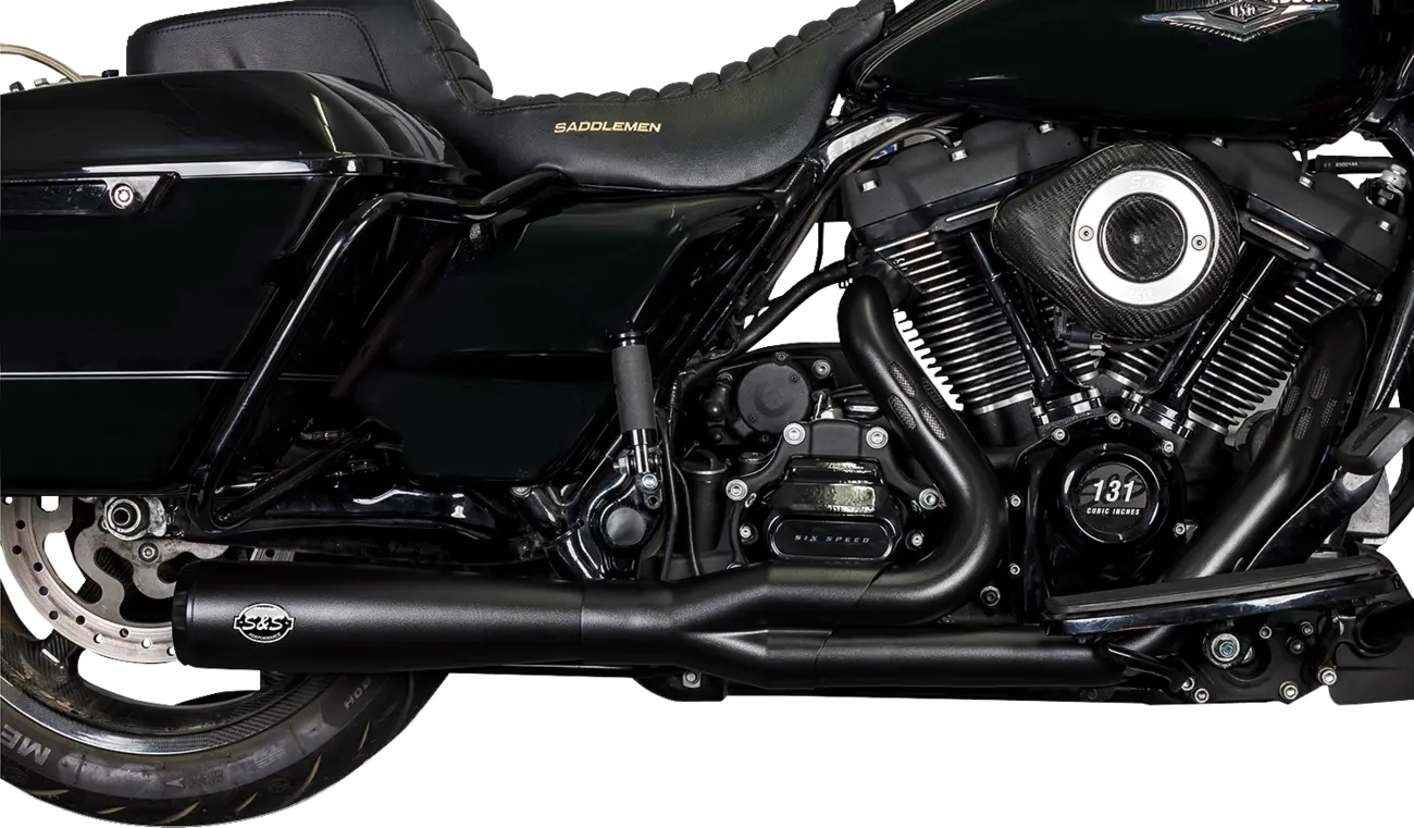 S&s Cycle Diamondback 2-into-1 Exhaust For M8 Models