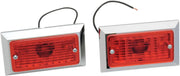 Chris Products Rectangular Chrome Marker Lights