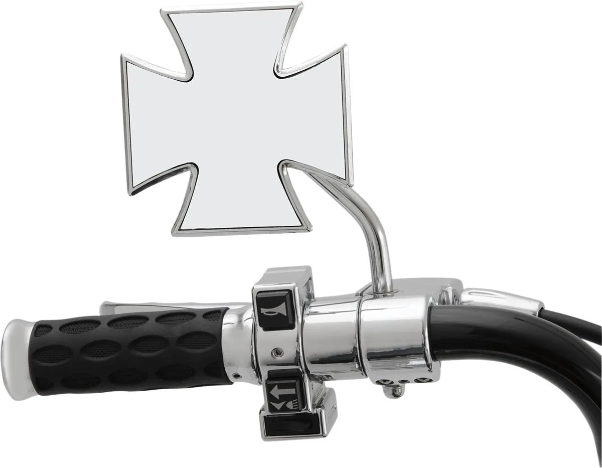 Drag Specialties Maltese Mirror - Chrome, 4"