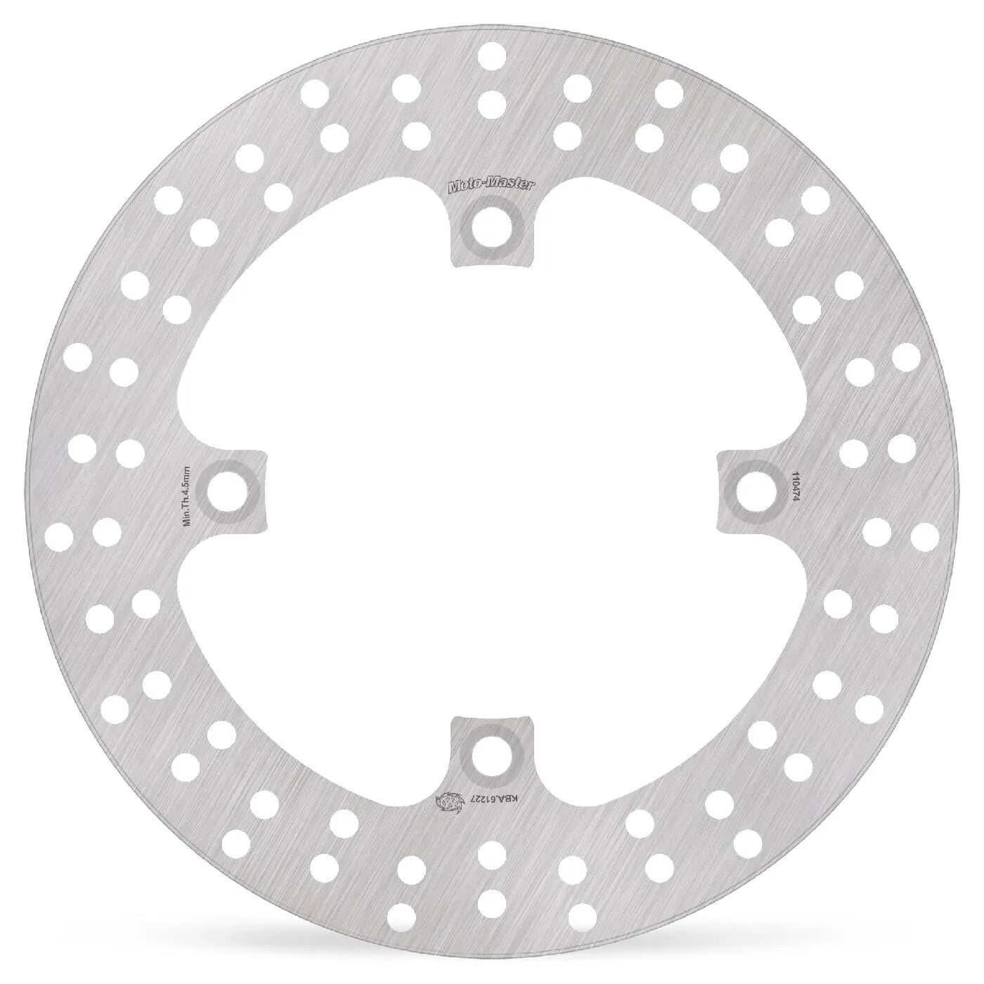 Moto-master Halo Series Rear Brake Rotor - Stainless Steel