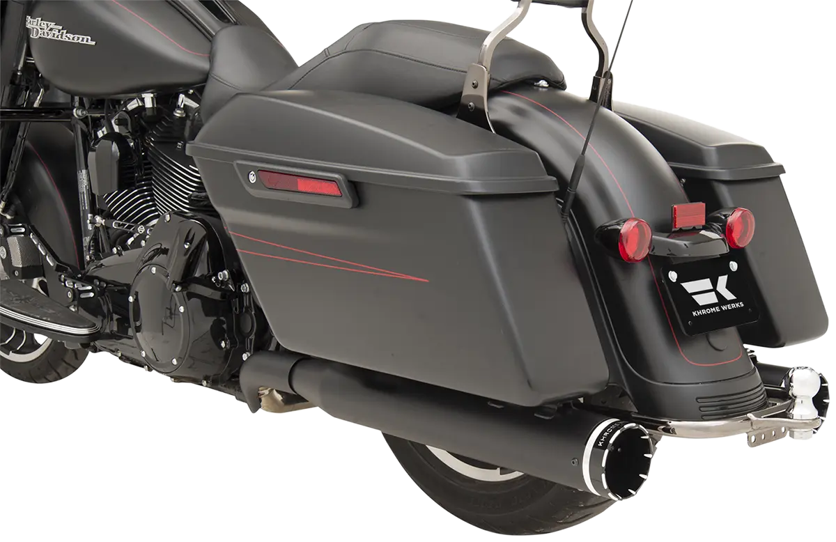 Khrome Werks Dominator 2-into-2 Exhaust System Black