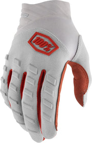 100% Airmatic Gloves For Motocross - Orange/Silver