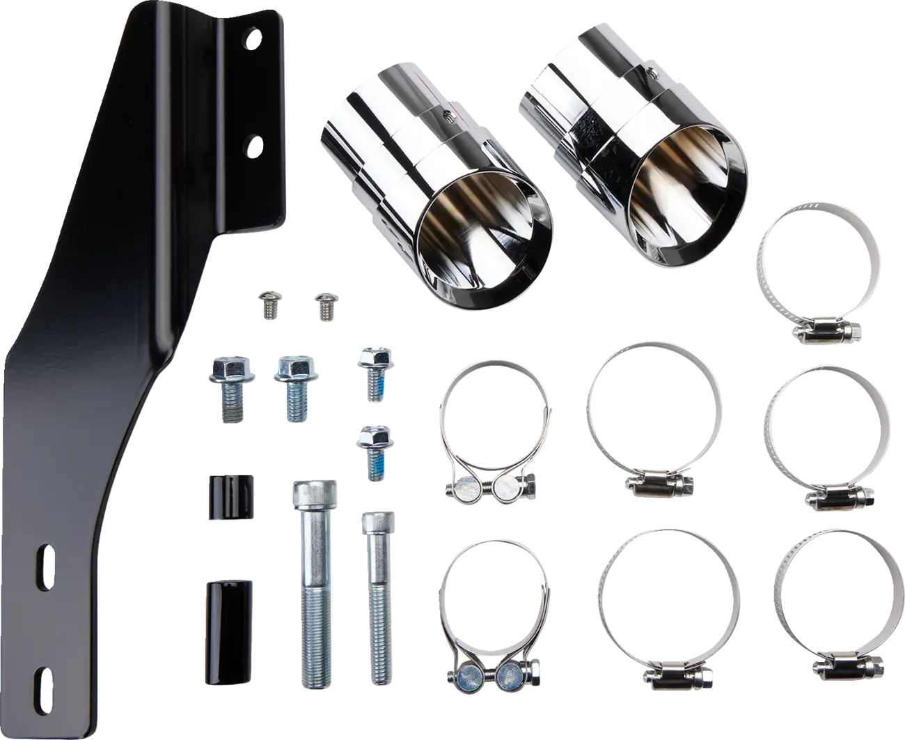 Cobra Speedster Slashdown udstødningssystem - krom 2-i-2