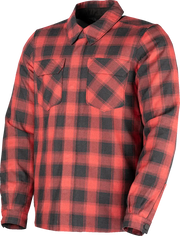 Icon Fallblock Flannel Jacket - Black/Red