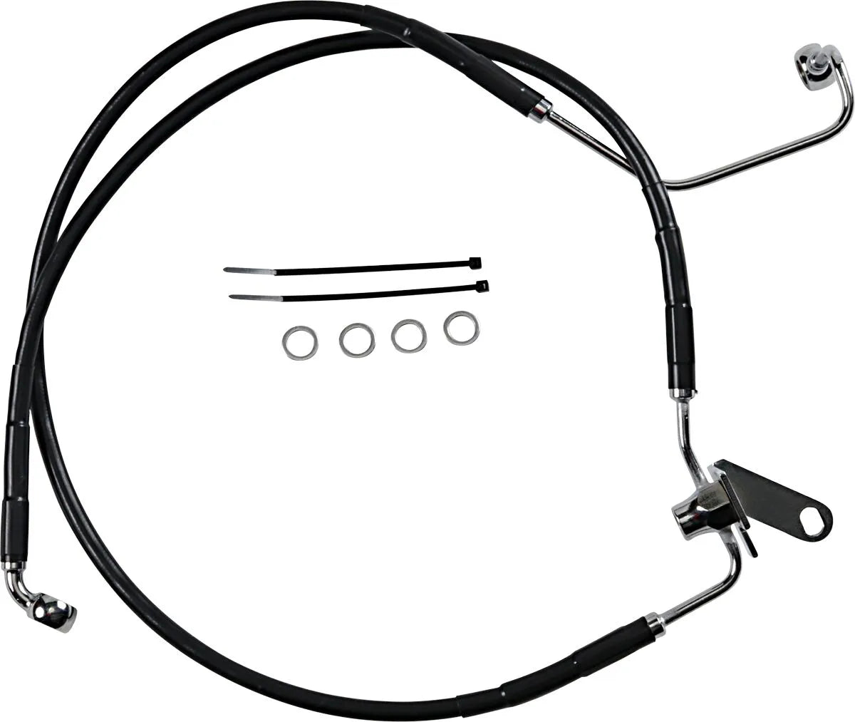 Drag Specialties Extended Brake Line Kit For Rear