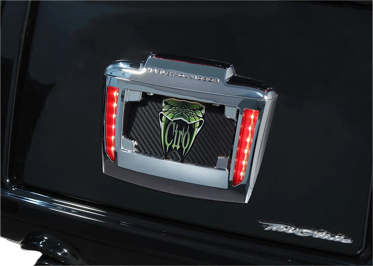 Ciro Led License Plate Frame For Harley Davidson