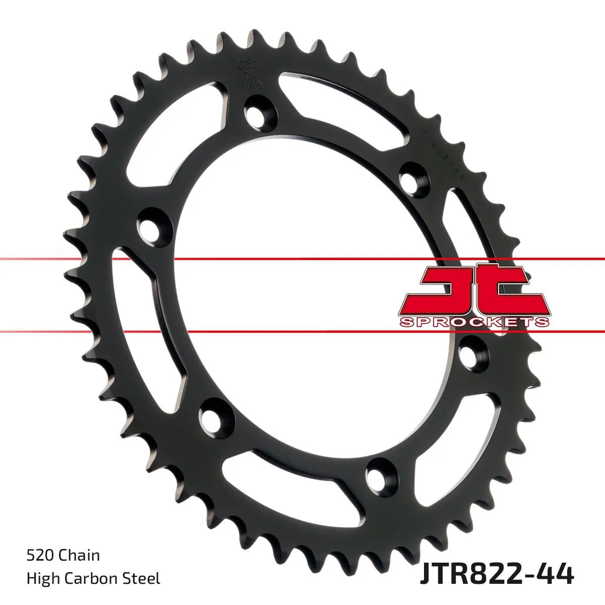 Jt Sprockets Steel Rear Sprocket - 520, 44t