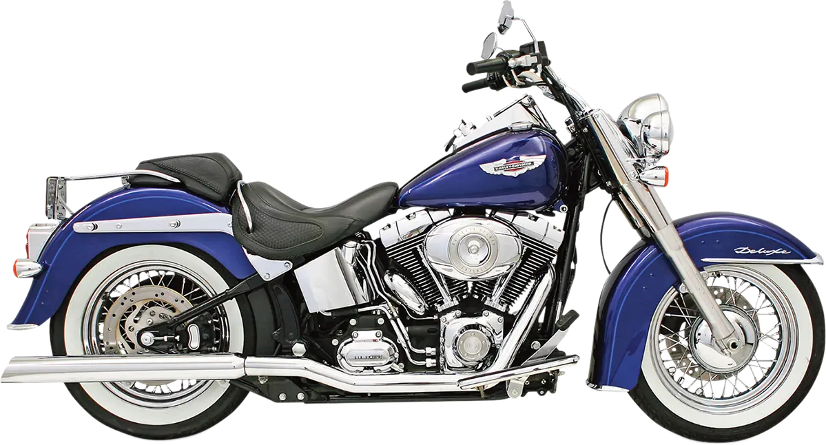 Bassani Xhaust Power Curve True-dual Header Pipes For Softail