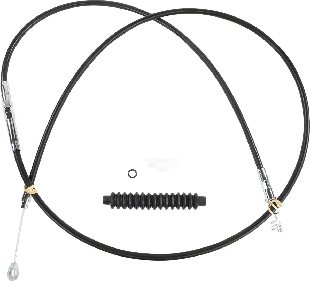 Drag Specialties High-efficiency Clutch Cable - Black Vinyl