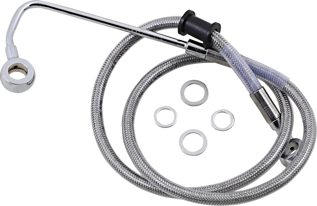 Drag Specialties Extended Brake Line For Abs - 32.75"