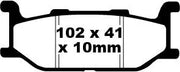 Ebc Sfa Series Organic Scooter Brake Pads