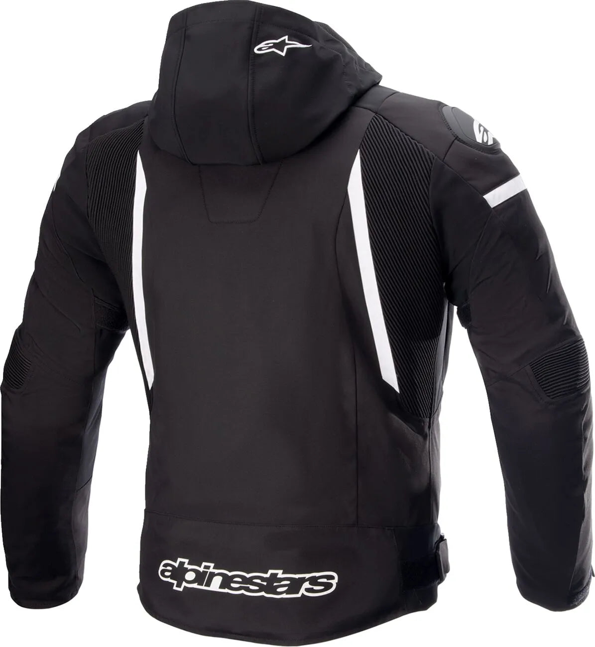 Alpinestars Zaca Waterproof Jacket For Motorcycle Riding - Black/White