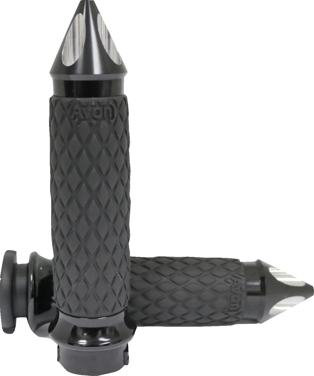Avon Grips Diamond Contour Grips - Black Anodized