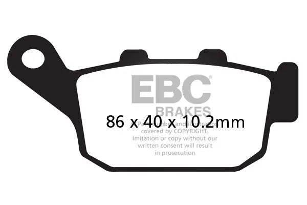 Ebc Sfac Carbon Series Scooter Brake Pads