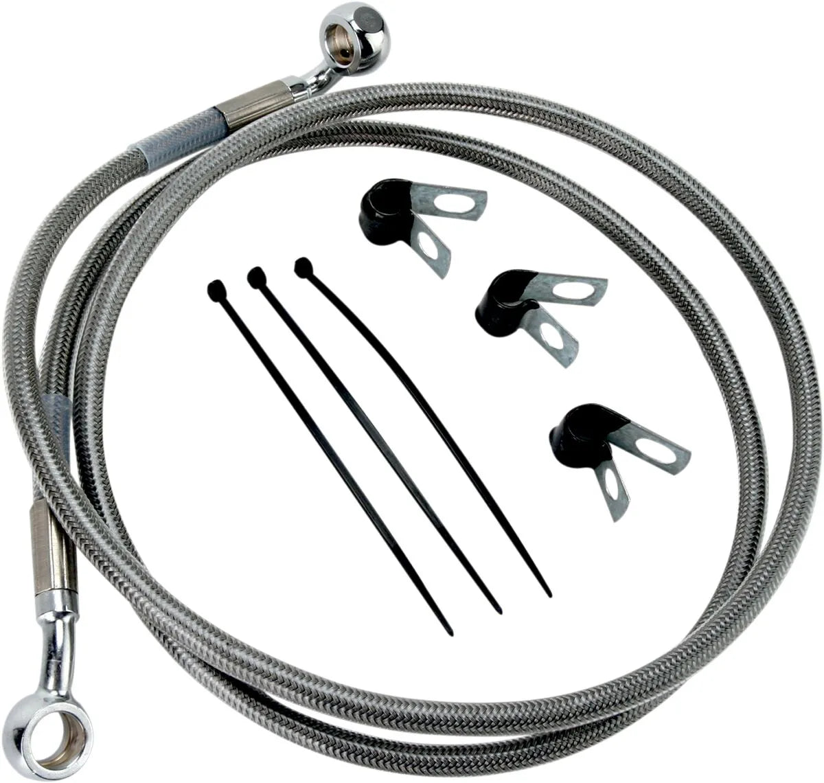 Drag Specialties Extended Brake Line Kit 46.25"