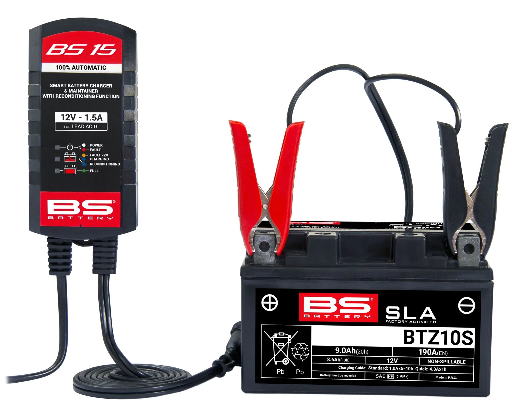Bs Battery Smart Charger & Maintainer 30ah