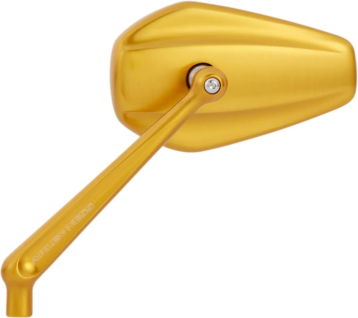 Arlen Ness Mini Stocker Forged Mirror - Gold