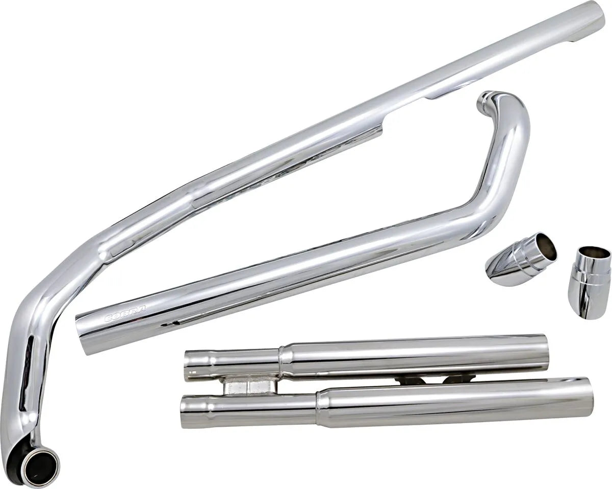 Cobra Speedster Slashdown Exhaust System - Chrome