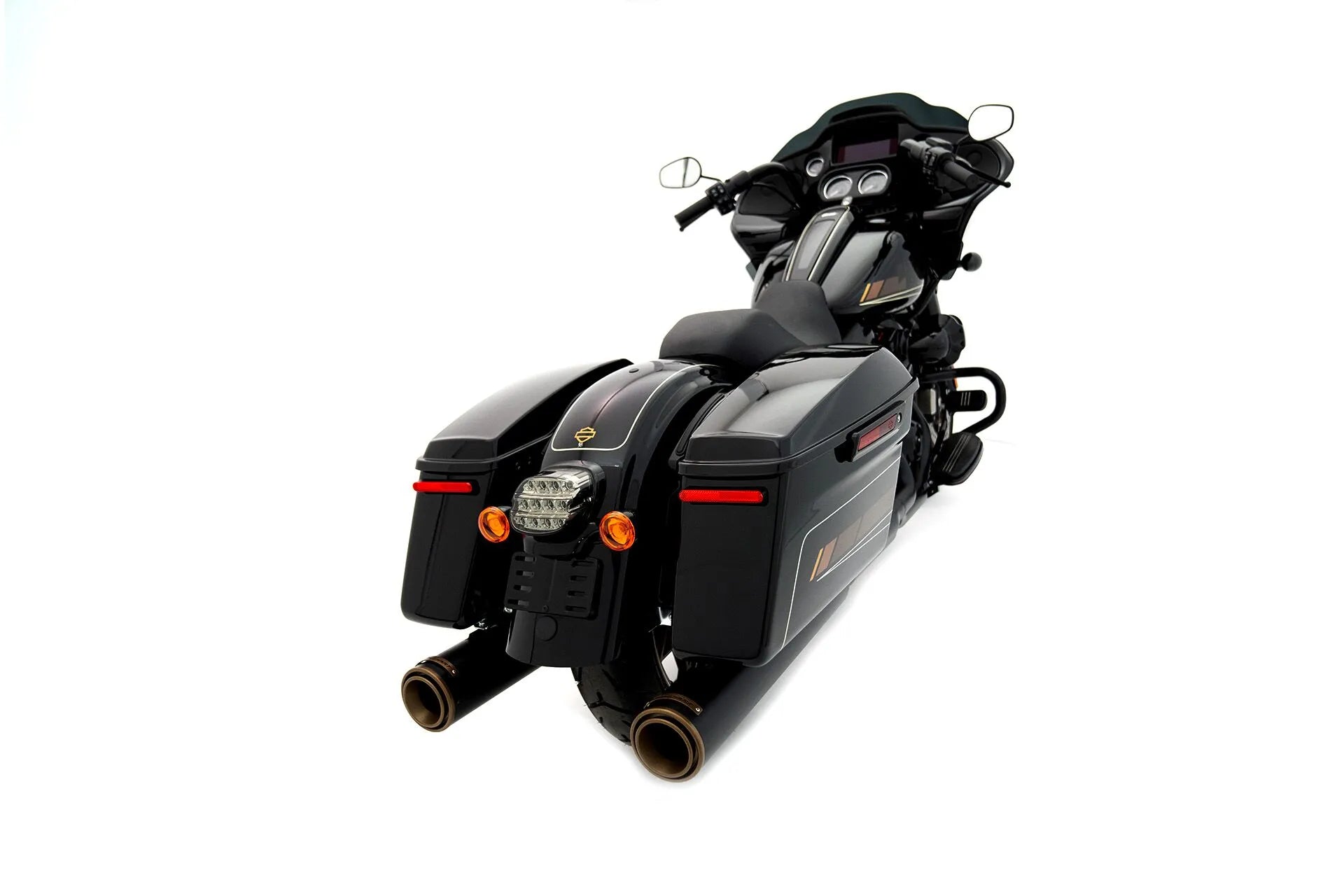 Rinehart Racing Hp45 Xl Slip-on Mufflers For Hd Touring