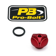 Pro Bolt Aluminium Oil Filler Cap - Red