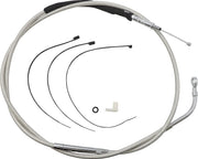 Magnum Shielding Polished Stainless Clutch Cable