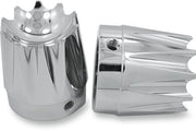 Avon Grips Front Axle Nut Cover - Chrome