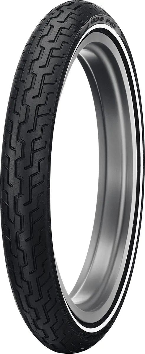 Dunlop D402 Tire Mh90-21 Front Narrow Whitewall