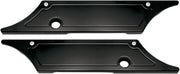 Pro-one Saddlebag Latch Covers - Black Anodized