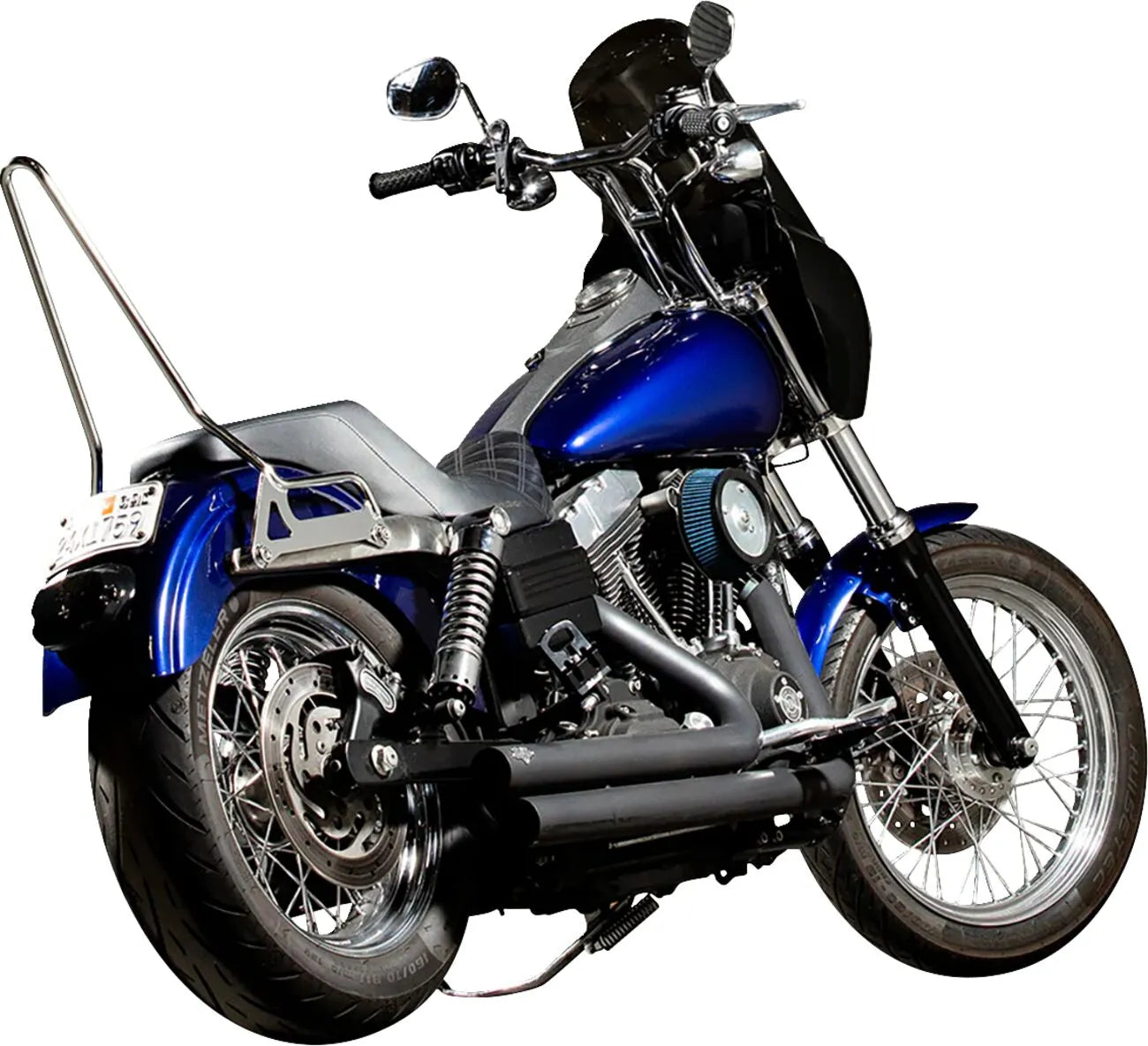 Biltwell Exfil Sissy Bar - Chrome Steel