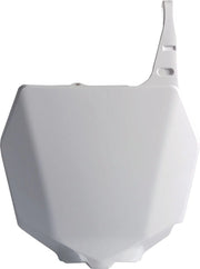 Polisport Front Number Plate - White