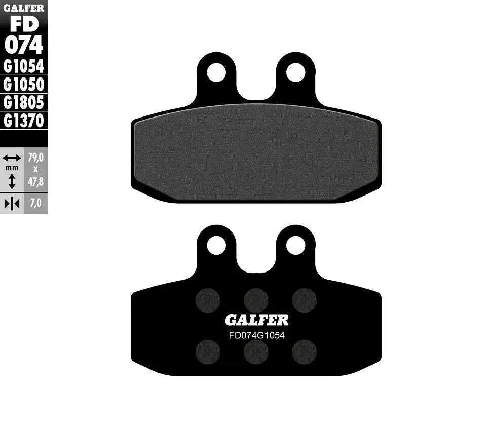 Galfer Semi-metallic Brake Pads - Versatile Performance